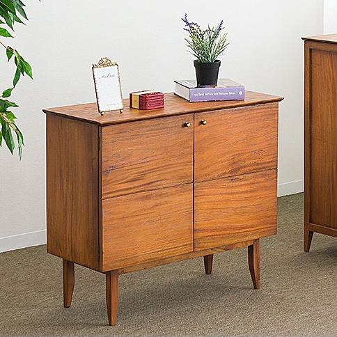 テレビ台 黄金比 天然木 北欧 アンティーク 収納 完成品(脚のみ取付