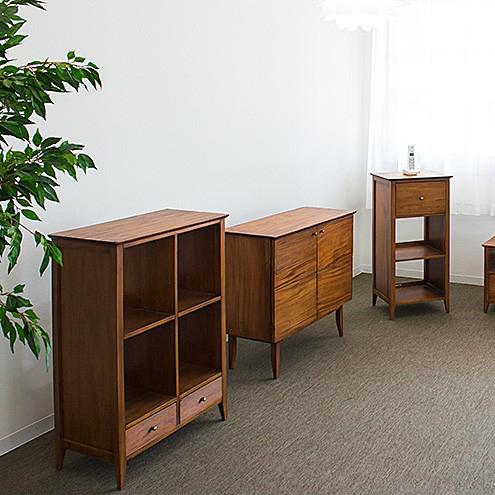 テレビ台 黄金比 天然木 北欧 アンティーク 収納 完成品(脚のみ取付