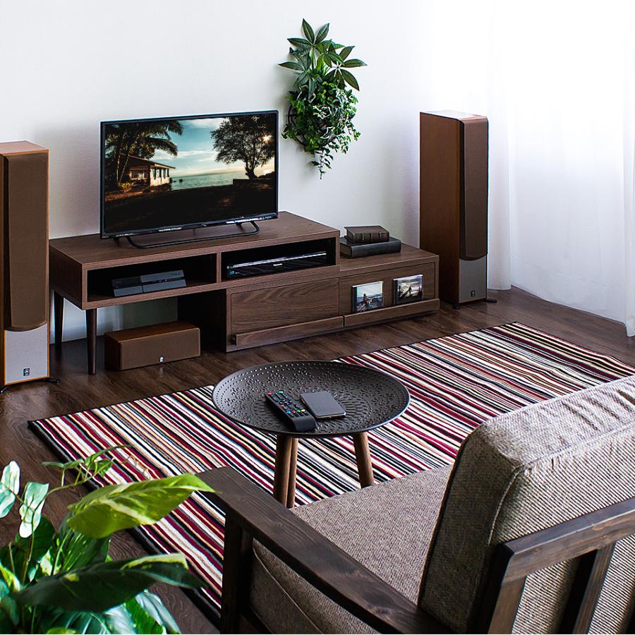 完成品 伸縮式 テレビ台 コーナー おしゃれ ローボード テレビ