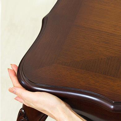 ダイニングテーブル アンティーク調 2人掛け 幅75cm ロココ 猫脚