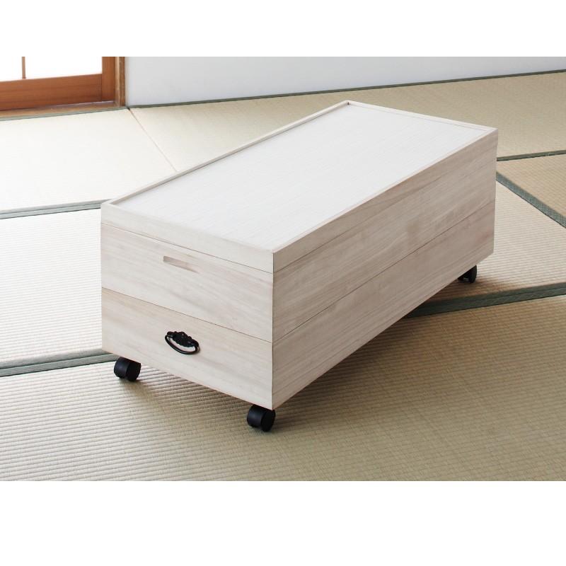 桐衣装箱 2段 着物用 完成品 日本製 天然木 キャスター付き 着物 桐衣装箱 2段 着物用 完成品 日本製 天然木 キャスター付き 着物