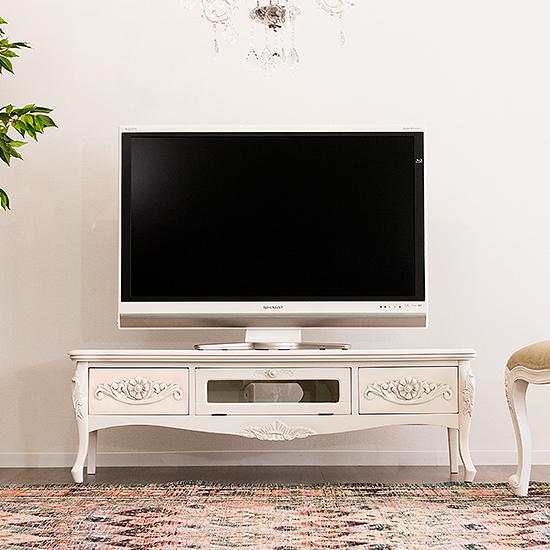 テレビボード アンティーク 猫脚 ロココ調 おしゃれ 猫足 130 テレビボード アンティーク 猫脚 ロココ調 おしゃれ 猫足 130