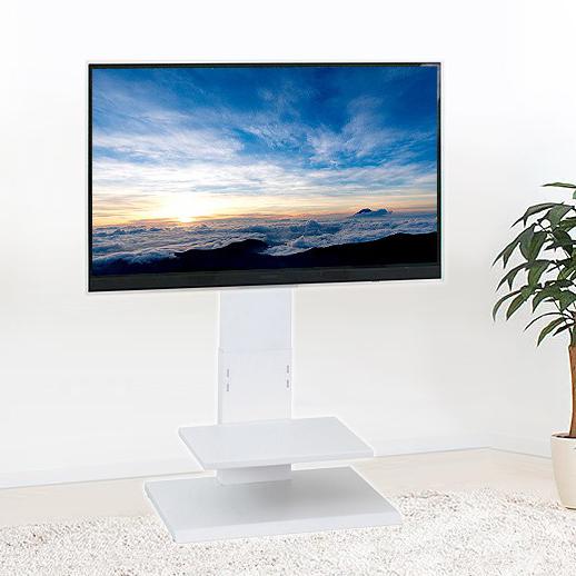テレビスタンド 壁掛け ロータイプ 50型 60v対応 テレビ台 壁寄せ 32V