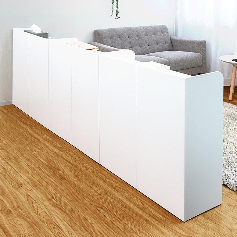 隠せるカウンター下収納 1台 食器棚 キッチン収納 キャスターワゴン 窓