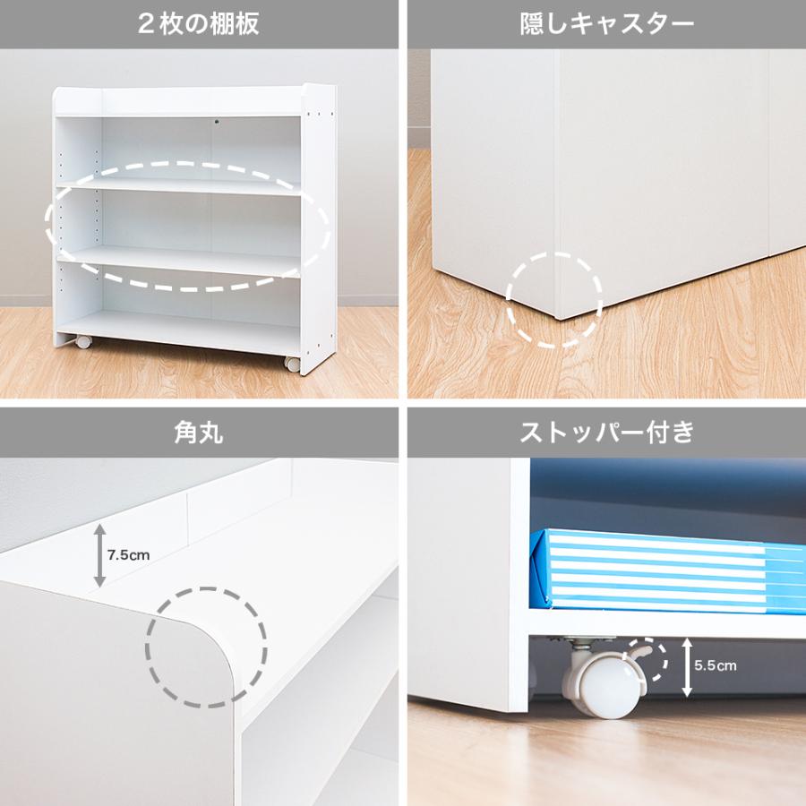 カウンター下収納 1台 幅80 オフィス 隠しキャスター隠せる カウンター下収納 1台 幅80 オフィス 隠しキャスター隠せる