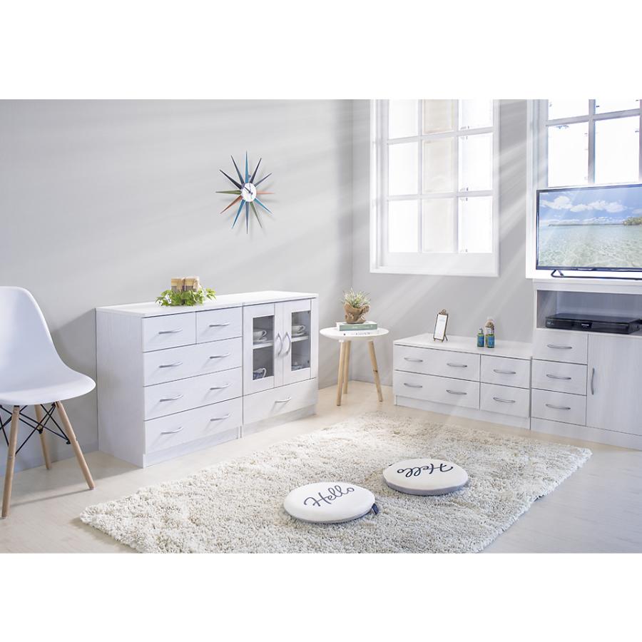 ローチェスト 白 茶 ナチュラル 北欧 キッズ 収納 1人暮らし 幅90 箪笥