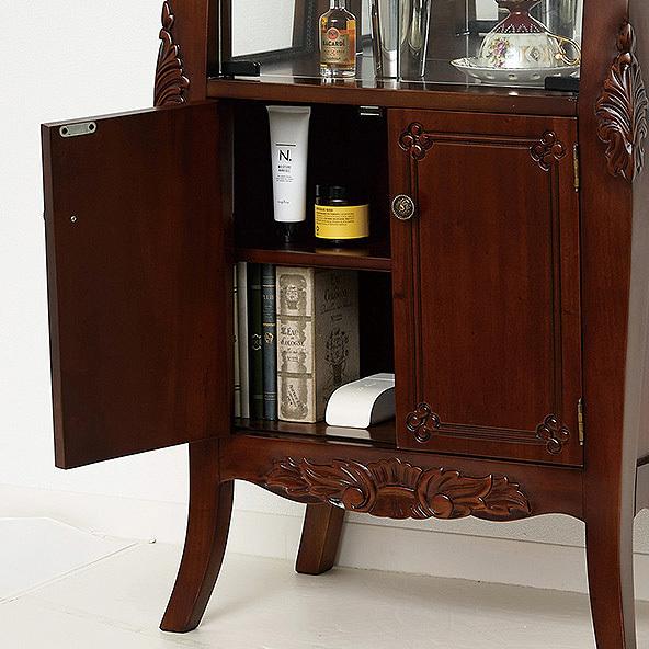 キャビネット 幅60 ヨーロピアン 猫脚 アンティーク 家具 クラシック