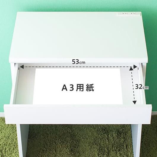 デスク 2台セット 幅60 コンパクト 白 茶 収納付き シンプル スリム