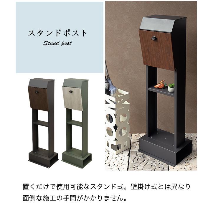 ポスト　郵便受け　鋳物　グリーン　深緑　緑青　レトロ　おしゃれ　スタンド　置き型 楽天市場】【ポイント4倍】ポスト 置き型 スタンド アンティーク