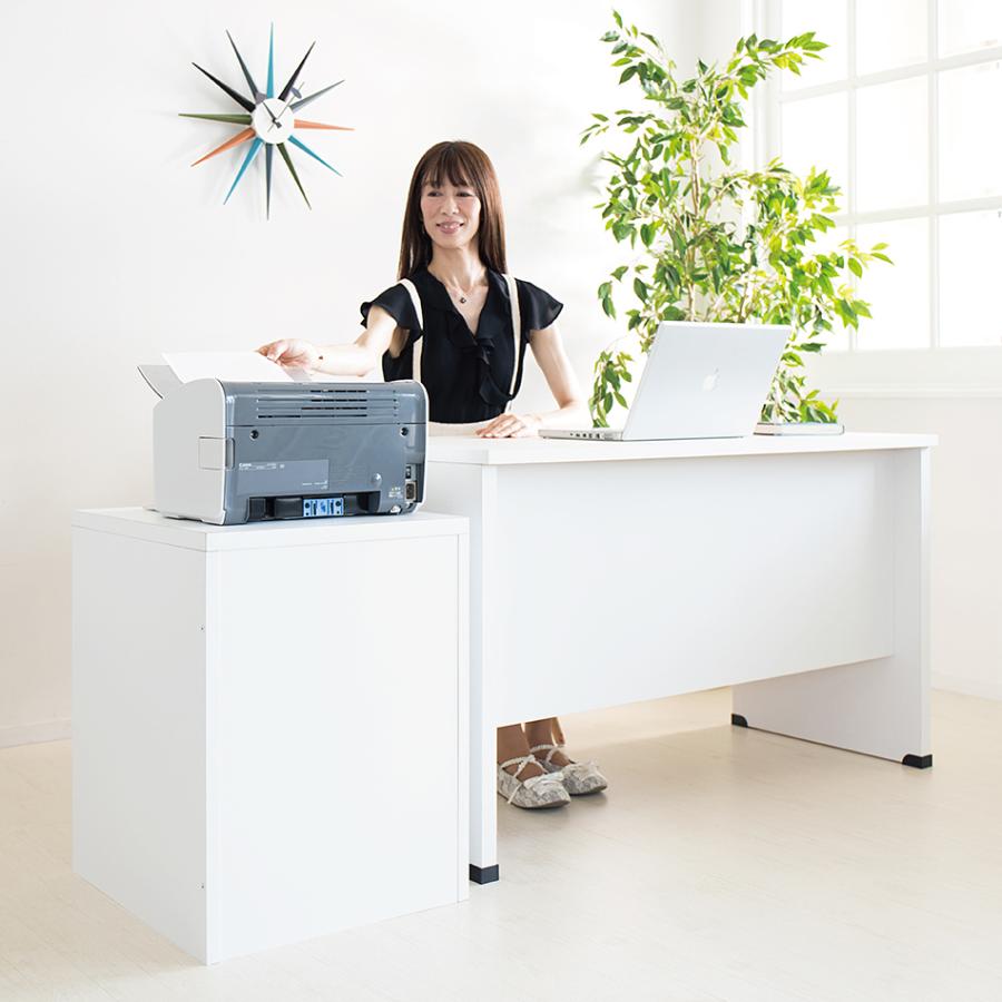 プリンター台 キャスター付 机下 幅50cm 奥行50cm 対応 A3対応 平台車 ホームキャリー 収納 移動 運搬 押し入れ収納 家庭用 業務用 キャリーカート プリンターラック プリンターワゴン 取っ手付き オフィス シンプル コンパクト おしゃれ 希望者のみラッピング無料