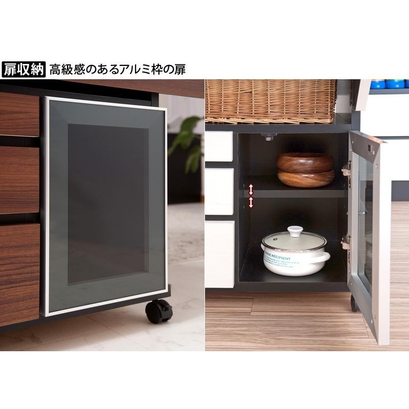 キッチンカウンター 拡張式 テーブル 120 幅約119.5cm カウンターテーブル 幅120 高さ70 バタフライ Rabat ラバット 日本製 完成品_9