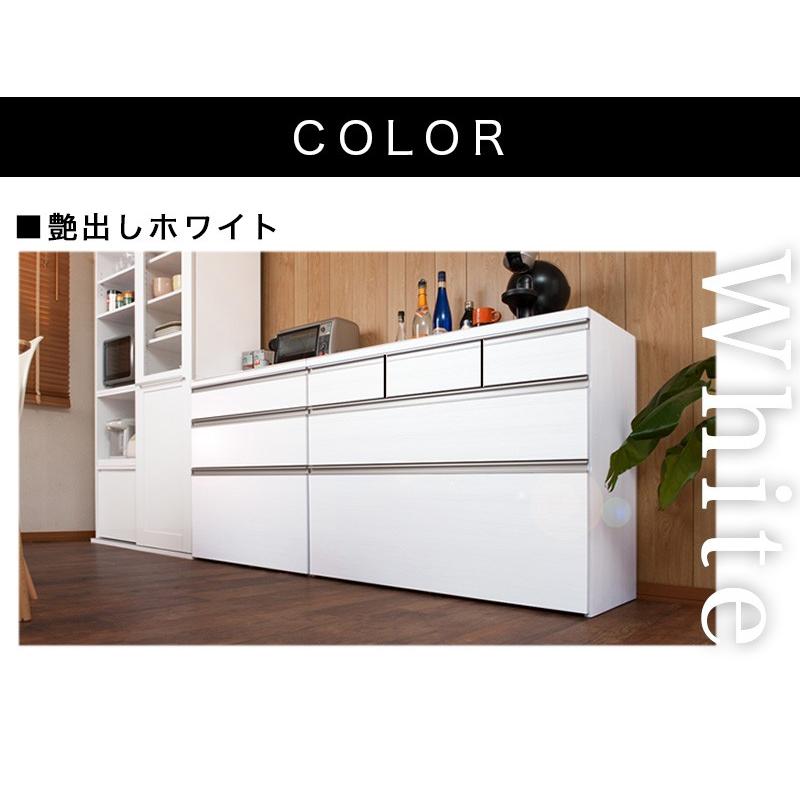 キッチンカウンター ステンレス天板 幅110 上段引出3杯タイプ 鏡面