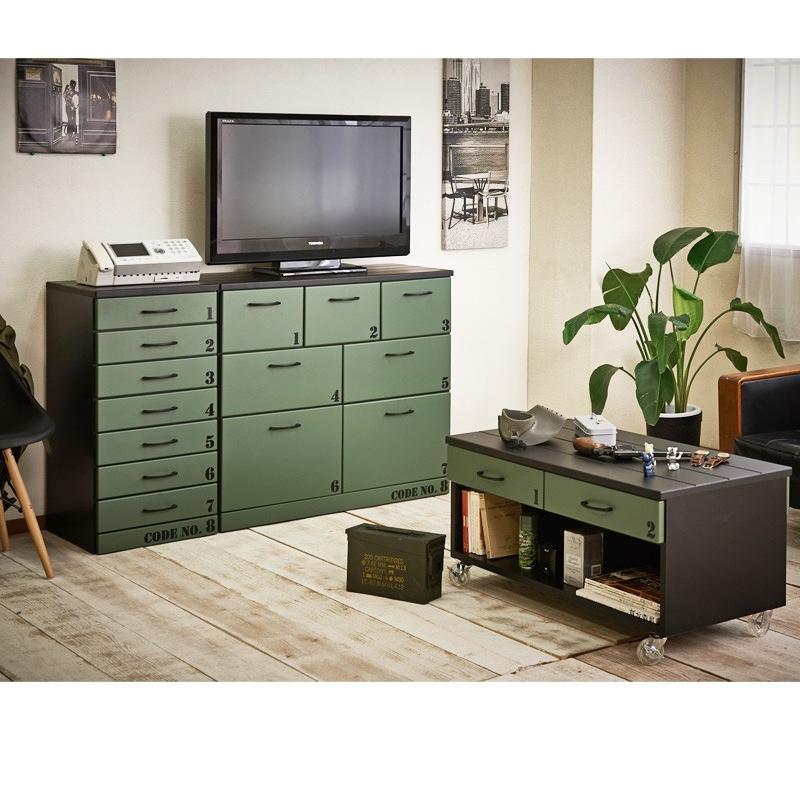 ミリタリー 引き出し収納 ミリタリーケース 引き出し 医療用のオリーブ