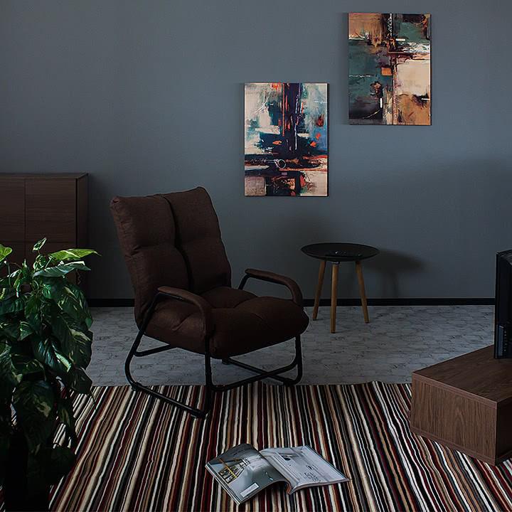 ②1人がけ椅子 楽天市場】[全品P5倍☆20時〜]リクライニングチェア 一人掛け 高座椅子