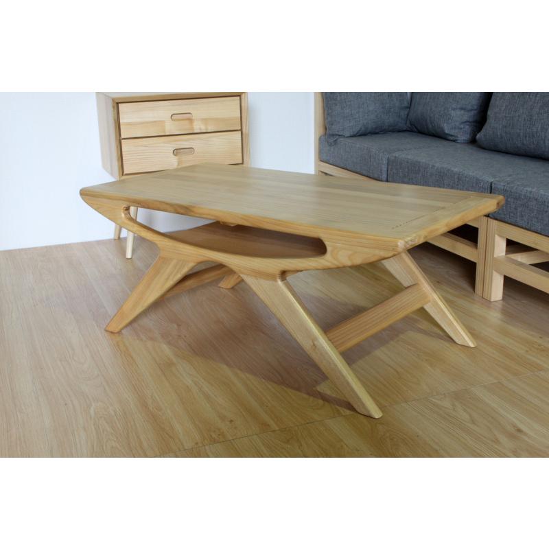 天然木 無垢材 コーヒーテーブル 幅100 木製 おしゃれ ナチュラル