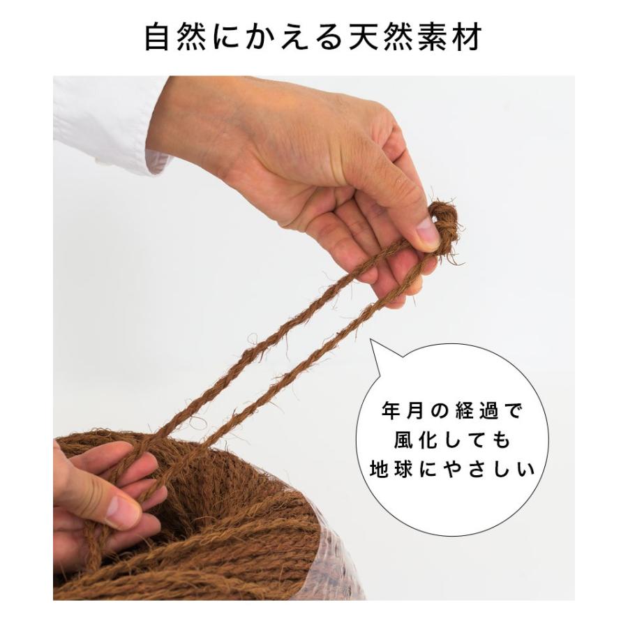 しゅろ縄 平巻 3mm 100m 茶 二本出 入数30 30個入 30巻 チャ