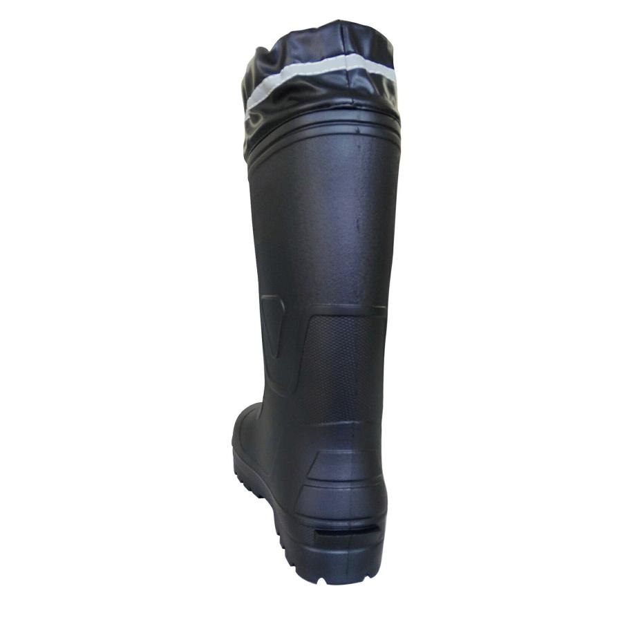 柔らかいEVAラバーブーツ(カバー付) ブラック 長靴 ラバー 黒 軽量