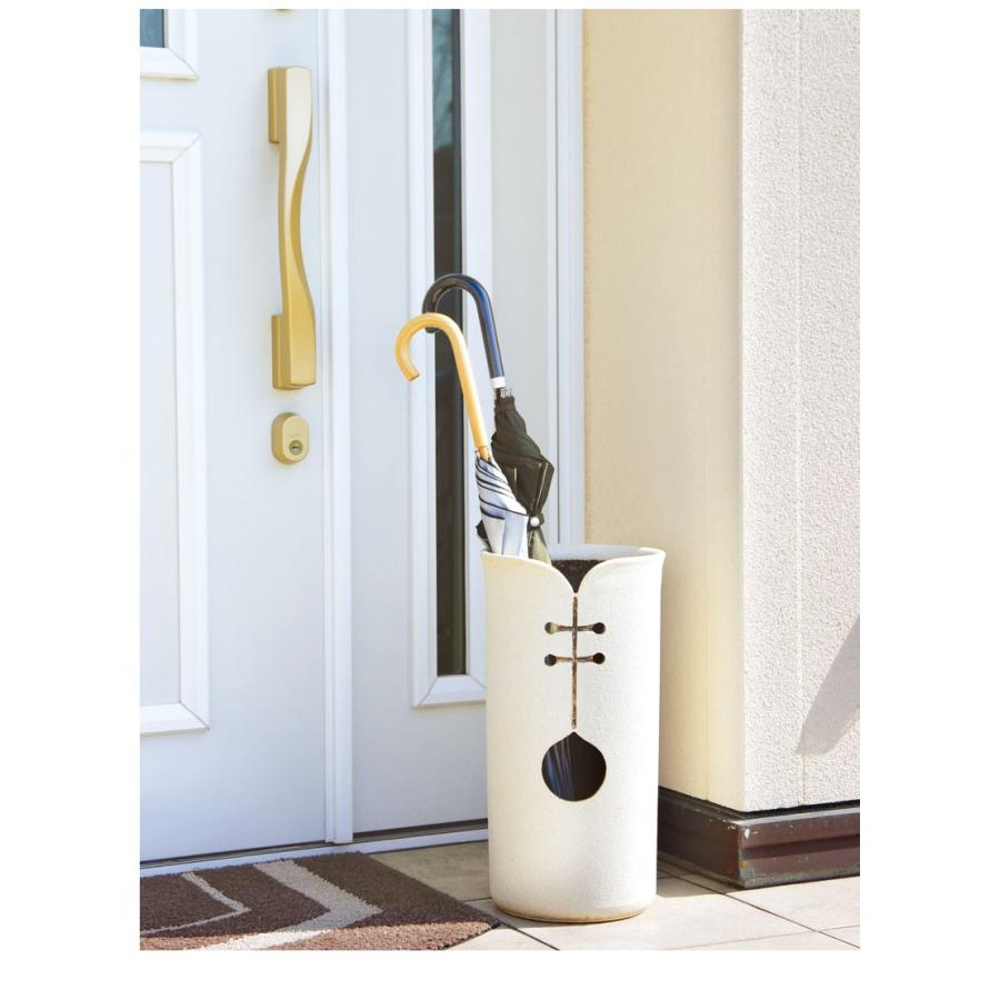 信楽焼 傘立て ツートン 高さ47cm 傘立て 信楽焼 ツートン