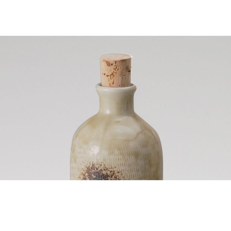 信楽焼き ラジウムボトル 和風 古信楽(長) 720ml 幅8 高さ25.4 陶器製