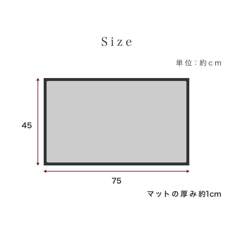 玄関マット ローランマット 幅75cm 45cm 20枚 ドアマット 日本製 20枚