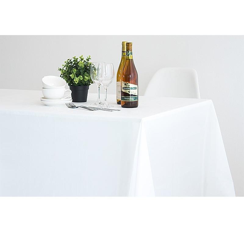 テーブルクロス 10枚 ホワイト 撥水 180cm 240cm ビニール