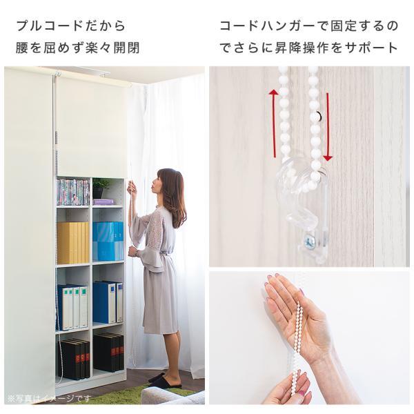間仕切り 幅60 丈250cm ロールスクリーン 目隠し 巻上器付き 幅60cm×高