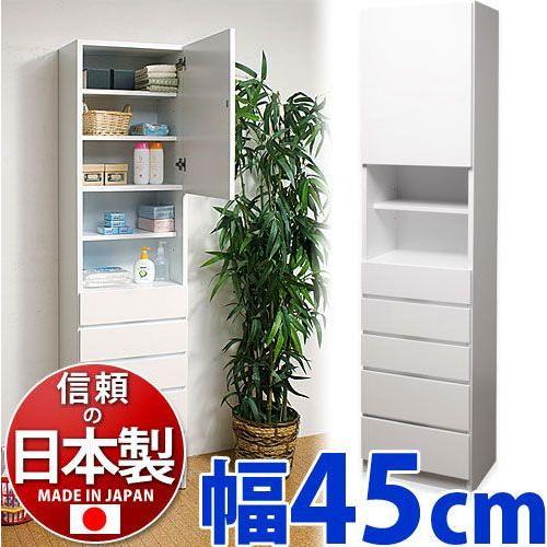 ランドリーチェスト 幅45cm 日本製 完成品 ホワイト 白 ランドリーチェスト 幅45cm 日本製 完成品 ホワイト 白