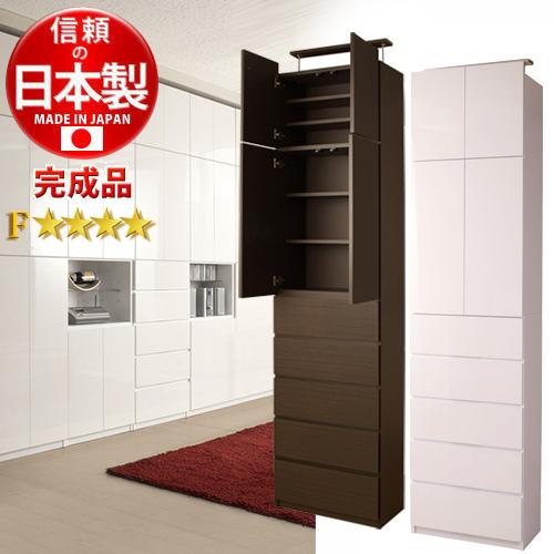 19時から33 Off 完成品 地震に強い壁面収納 面一本棚 本棚 幅60cm リビングキャビネット 引出し リビングキャビネット 上置き付本棚 備え付け造り付けビルドインオーダー風収納