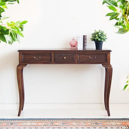 コンソールテーブル 幅106.5cm ロココ調 アンティーク調 猫脚 消毒台