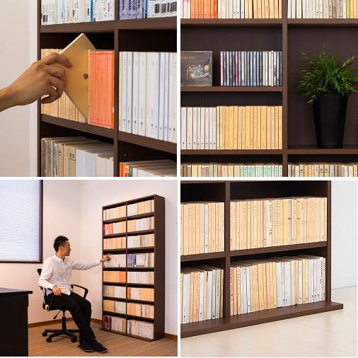 本棚 書棚 2台セット 日本 幅90cm 高さ180cm 低ホルムアルデヒド