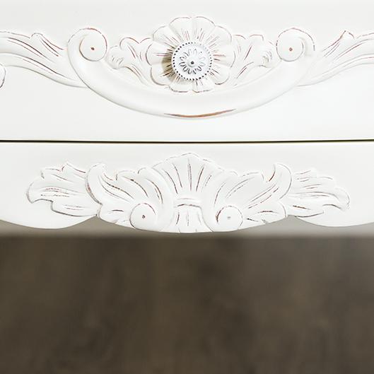 チェスト 幅55cm 白 ヨーロピアン 4D 姫家具 アンティーク 猫脚