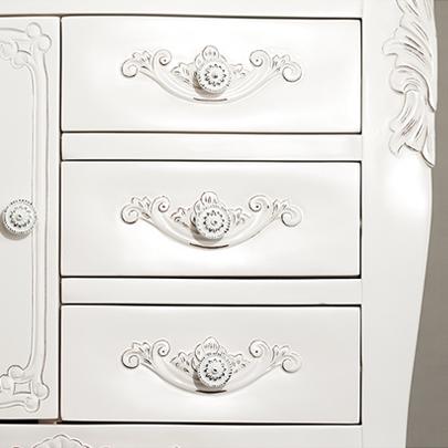 ファックス台 ヨーロピアン 電話台 アンティーク家具 猫脚 ホワイト 姫家具 箪笥 たんす タンス 引き出し ヨーロピアン 電話台 猫脚 姫家具 引き出し wi