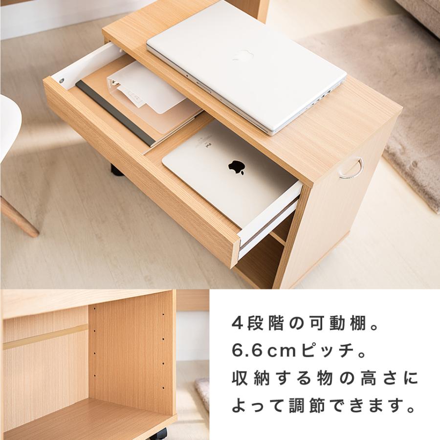 パソコンデスク キャビネット 2点セット デスク 幅120cm 机 事務 棚