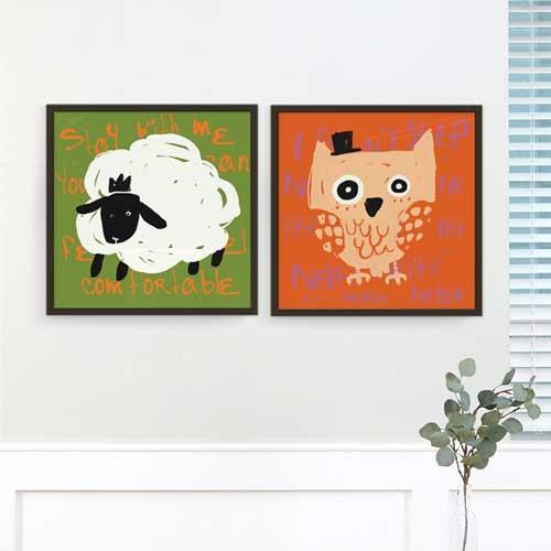 アート ポスター インテリア 北欧 おしゃれなアートフレーム 高級感 額縁 デザイン モダン おしゃれ アルミ製フレーム付 ほうほうふわふわ 277 277 Al インテリア生活雑貨のサンサンフー 通販 Yahoo ショッピング