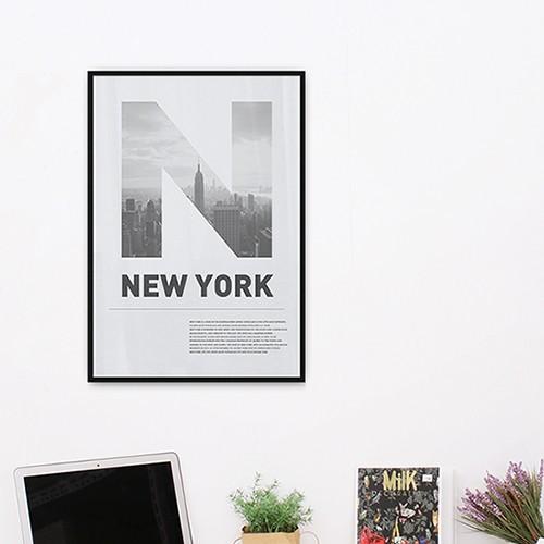 アート ポスター インテリア アートフレーム おしゃれ 高級感 北欧 モダン 額縁 デザイン 英語 英字 特大 アルミ製フレーム付 ニューヨークシティ  452x649 :AL540259:インテリア生活雑貨のサンサンフー - 通販 - Yahoo!ショッピング