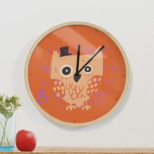 時計 壁掛け おしゃれ 人気 北欧 イラスト デザイン ナチュラル 木製 フレーム デザイン時計 ほうほう Cl インテリア生活雑貨のサンサンフー 通販 Yahoo ショッピング