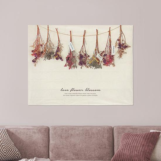 タペストリー ラブブロッサム 90x73cm 飾り付け おしゃれ インテリア 部屋 壁 布 絵画 ファブリック ポスター 絵 北欧 装飾 飾り ギフト サンサンフー Cn インテリア生活雑貨のサンサンフー 通販 Yahoo ショッピング