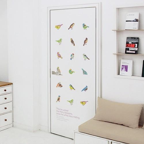 ドア リフォーム シート リメイク 壁紙 室内ドア 玄関 Diy ドアシート バードホリック Gd インテリア生活雑貨のサンサンフー 通販 Yahoo ショッピング