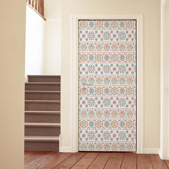 扉 リメイク シート ボヘミアン 100x210cm おしゃれ 壁紙 シール ドア 補修 クロス ドアシート キッチン トイレ 壁紙シート 防水 サンサンフー Gd インテリア生活雑貨のサンサンフー 通販 Yahoo ショッピング