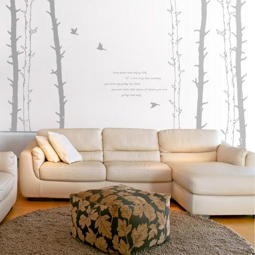 ウォールステッカー おしゃれ 高級感 木 特大 大きい サイズ 窓 モノトーン 玄関 モノクロ ランキング 北欧 おしゃれ ノルウェーの森1 Gsn0224 インテリア生活雑貨のサンサンフー 通販 Yahoo ショッピング