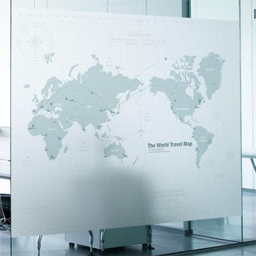 半額品 窓ガラスフィルム ウィンドー シート 遮光 目隠し 強化 デザイン リフォーム ミストクロス トラベル レコード 3幅 レビューで送料無料 Tiebreak Fr