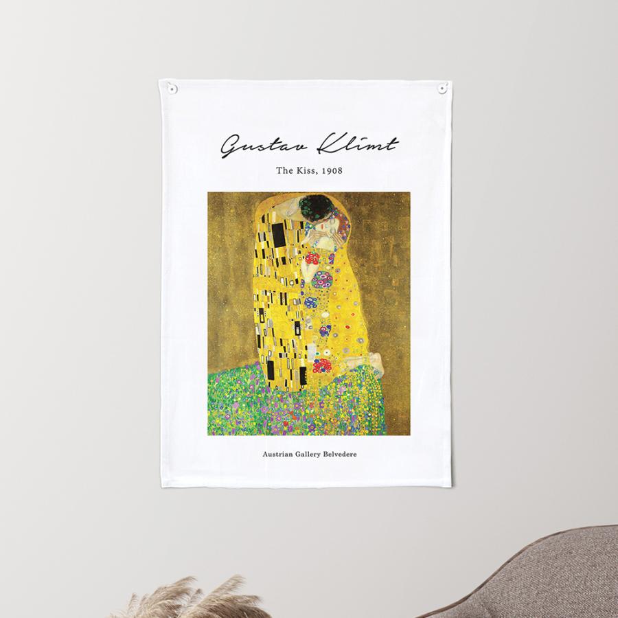 タペストリー クリムト 接吻2 50x70cm 飾り付け 名画 おしゃれ インテリア 部屋 雑貨 絵 韓国 雑貨 壁掛け シンプル 新築祝い 背景布 布 家 サンサンフー Teq010 インテリア生活雑貨のサンサンフー 通販 Yahoo ショッピング