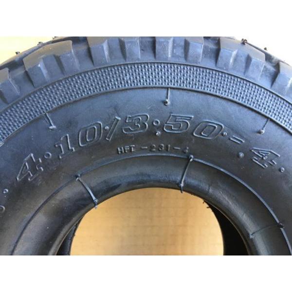DURO（デューロ） 各4本 4.10/3.50-4 4PR タイヤ・チューブセット 荷車