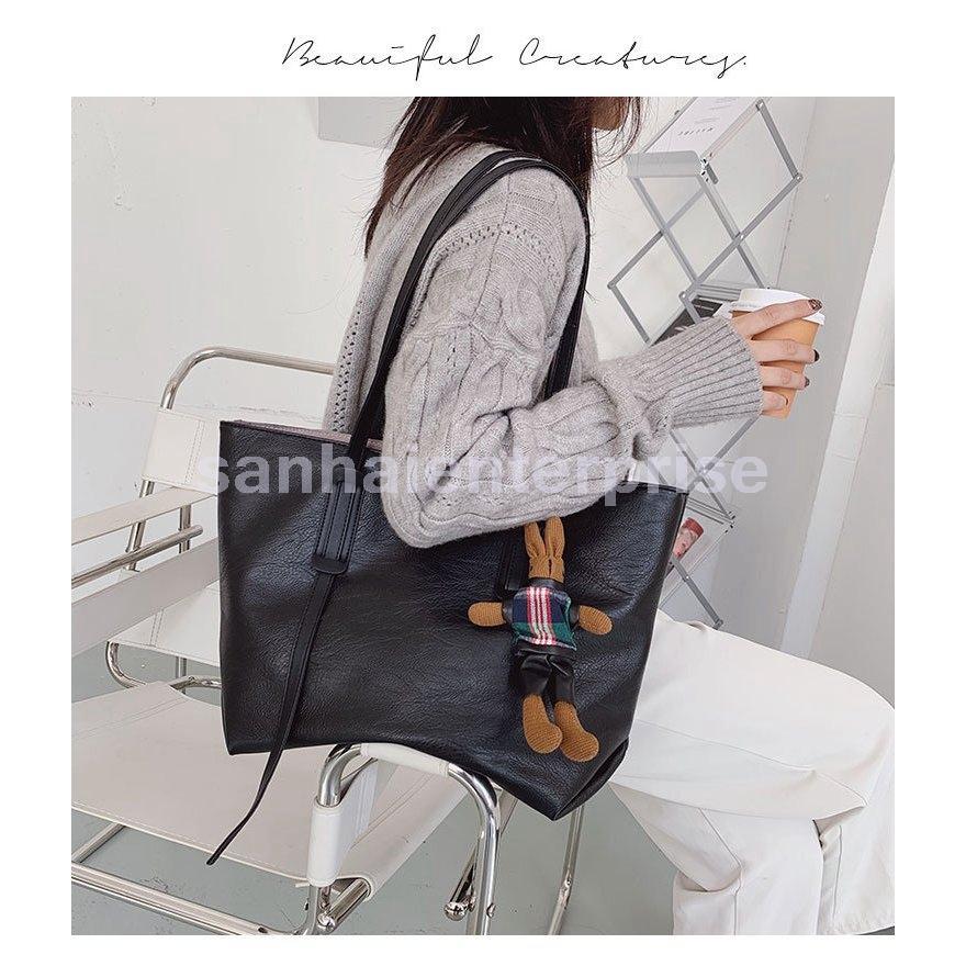 トートバッグレディース大きめa4無地puレザーショルダーバッグ手提げかばんビジネス肩掛け大容量軽量おしゃれシンプル上品通勤 時間指定不可