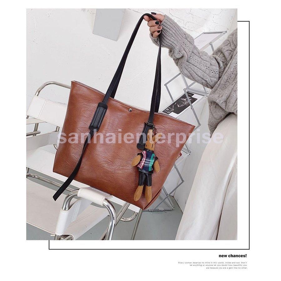 トートバッグレディース大きめa4無地puレザーショルダーバッグ手提げかばんビジネス肩掛け大容量軽量おしゃれシンプル上品通勤 最も