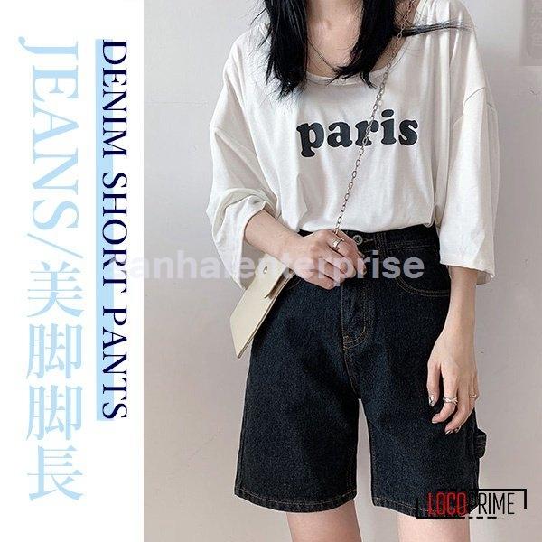 オープニングセール デニムレディースショートパンツ5分丈膝丈ハーフパンツワイドパンツジーンズジーパン夏ボトムス代30代40代大きいサイズカジュアル夏物 Discoversvg Com