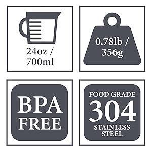 【GRANDTIES 公式サイト】グランタイズ プレミアム 水筒 マグボトル 真空断熱ハンディボトル 700ml 全3カラー 軽量400g