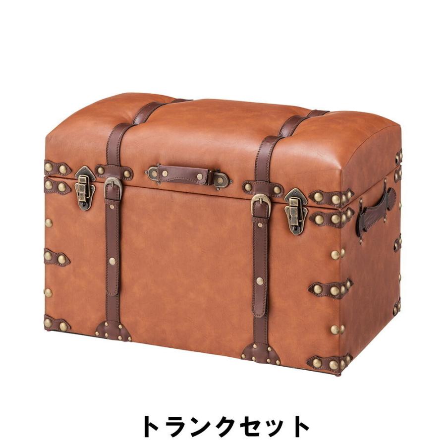 トランク S：幅50 奥行35.5 高さ35cm L：幅66 奥行41 高さ46cm 日用品 雑貨 生活雑貨 収納用品 収納 M5-MGKAM00326