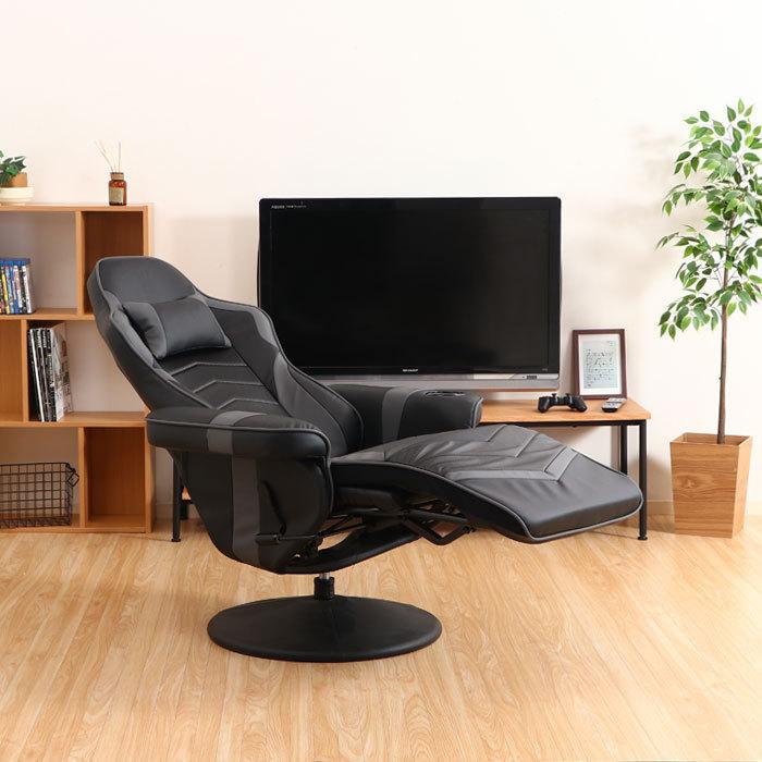 ゲーミングチェア リクライニング ゲーム用 椅子 ハイバック チェア 幅