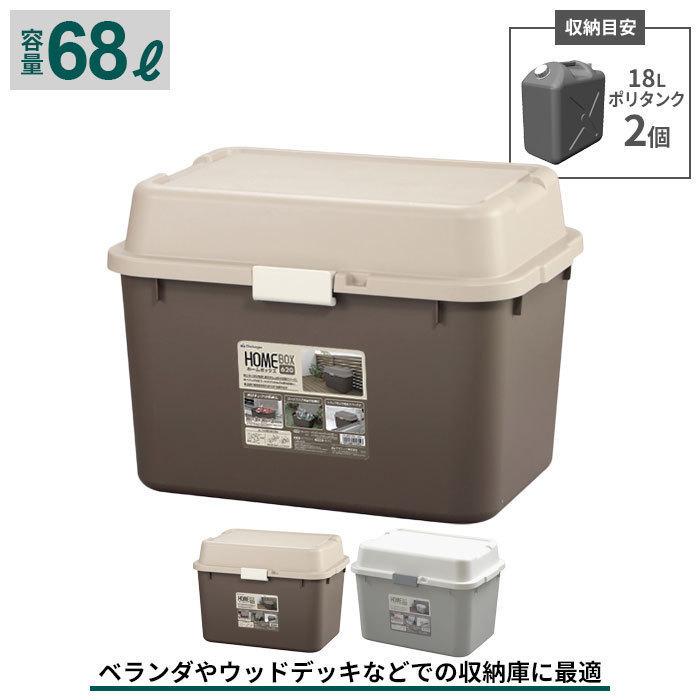 ポリタンク BOX 灯油収納BOX BRAUN 新品 未使用 3点入ります！ 収納ボックス フタ付き プラスチック コンテナ 収納箱 トランク 鍵穴付
